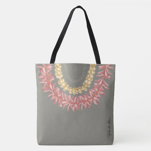 Lei Day by Wander With Aloha Tote Bag (Front)