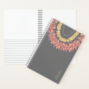 Lei Day - Dove, Personalised Small Notebook