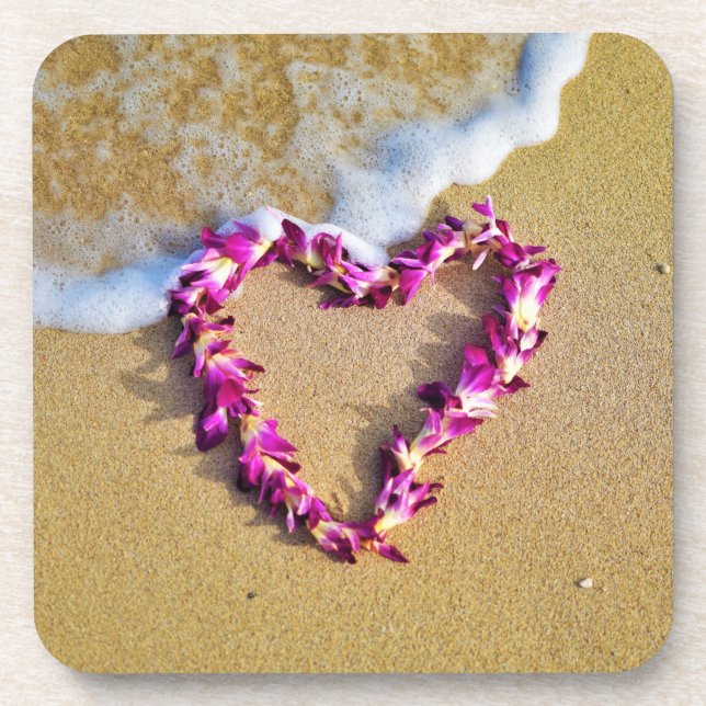 Lei Heart Coaster (Front)