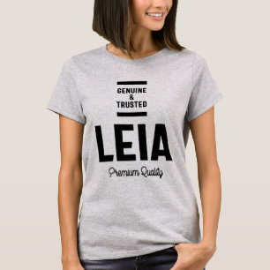 Leia Personalized Name Birthday Gift T-Shirt