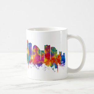 Leicester England Skyline Coffee Mug