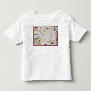 Leicester, engraved by Jodocus Hondius Toddler T-Shirt