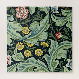 Leicester, popular pattern by William Morris, Jigsaw Puzzle