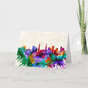 Leicester Skyline Holiday Card