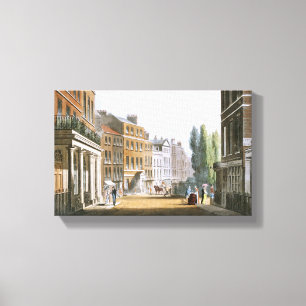 Leicester Square 1812 from Ackermann's Repository Canvas Print