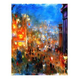 Leicester Square at Night, London Photo Print