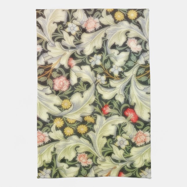 Leicester Vintage Floral Tea Towel (Vertical)
