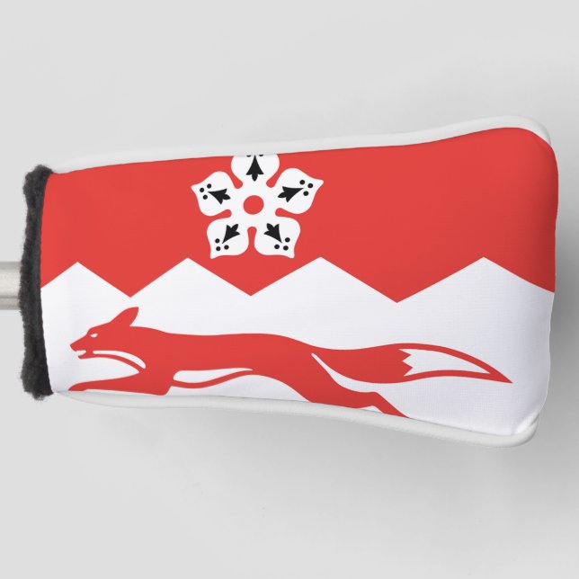 Leicestershire county flag golf head cover (Front)