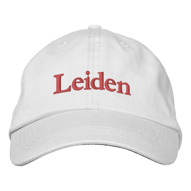 Leiden Embroidered Baseball Cap (Front)