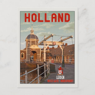 Leiden - Morspoortbrug Postcard