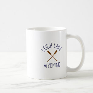 Leigh Lake Wyoming Outdoors Vintage 1 Coffee Mug