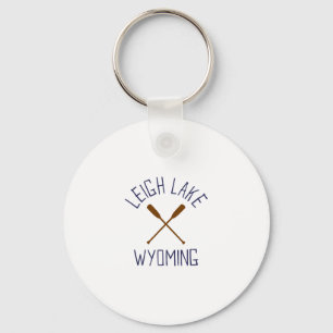 Leigh Lake Wyoming Outdoors Vintage 1  Key Ring