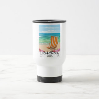 Leigh-on-Sea Essex seaside poster Travel Mug