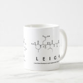 Leigh peptide name mug (Front Right)
