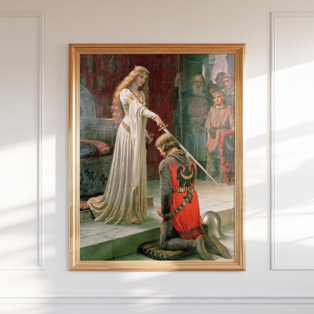 Leighton Accolade Knighting Art Pre Raphaelite Poster (Creator Uploaded)