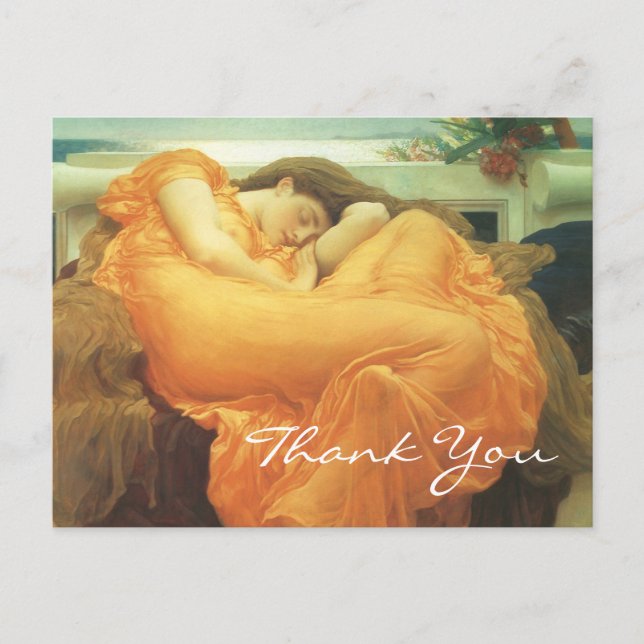 Leighton's Flaming June Postcard (Front)