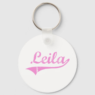 Leila Classic Style Name Key Ring