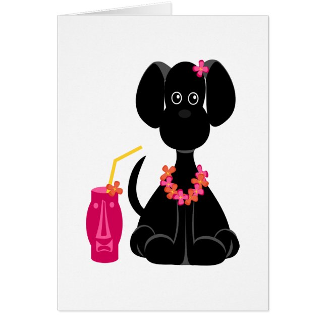 LeiLani the Black Lab (Front)