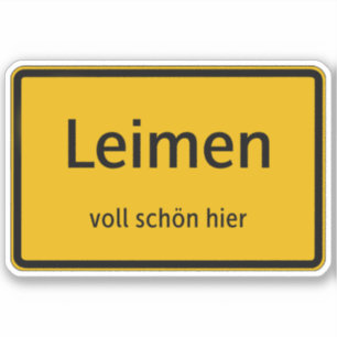 Leimen Sticker Autosticker