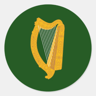 Leinster (Ireland) Flag Classic Round Sticker