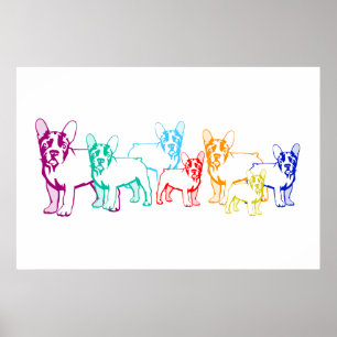 Leinwand Bullywelpen Poster