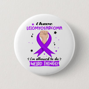 Leiomyosarcoma Awareness Month Ribbon Gifts 6 Cm Round Badge