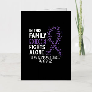 Leiomyosarcoma Cancer Awareness Foil Greeting Card