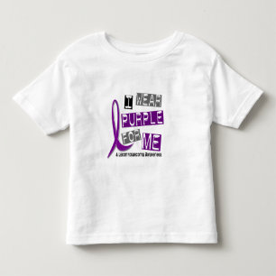 LEIOMYOSARCOMA I Wear Purple For Me 37 Toddler T-Shirt