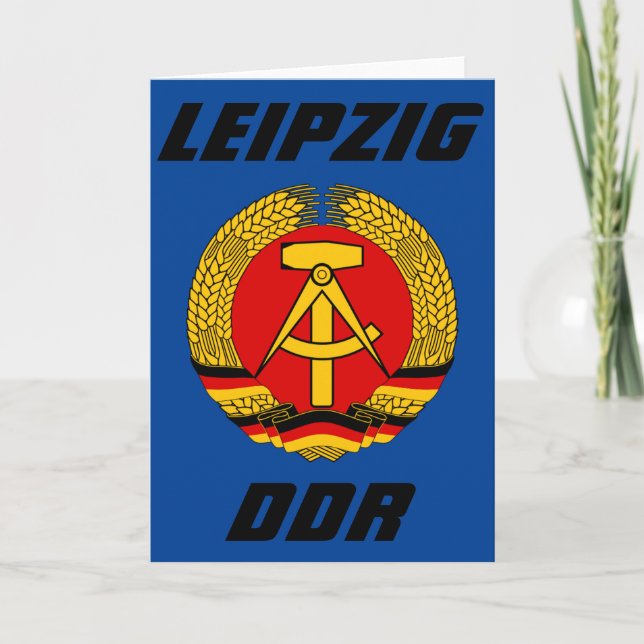 Leipzig, DDR, GDR - East Germany (Ossi) Card (Front)