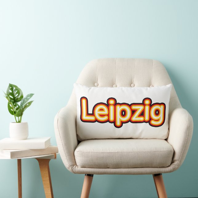 Leipzig Deutschland Germany Lumbar Cushion (Chair)