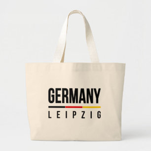 Leipzig Germany Large Tote Bag