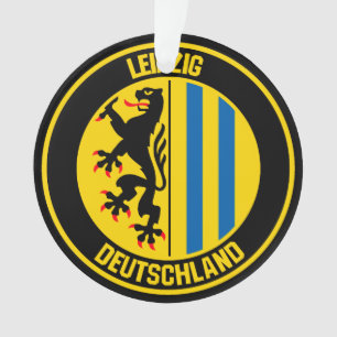 Leipzig Round Emblem Ornament