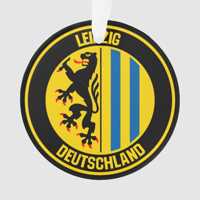 Leipzig Round Emblem Ornament (Front)