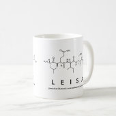 Leisa peptide name mug (Front Right)