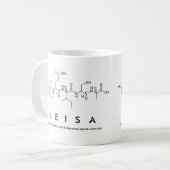 Leisa peptide name mug (Front Left)
