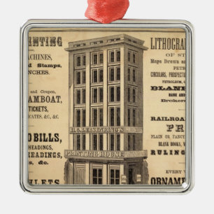 Leisenring's Printing House Metal Tree Decoration