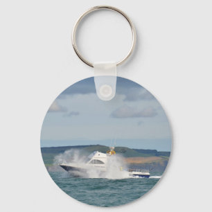 Leisure Fishing Boat Key Ring