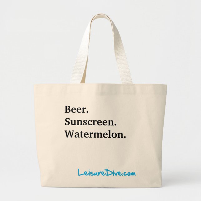 LeisureBag Large Tote Bag (Front)