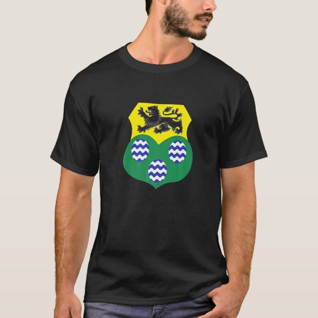 Leitrim Ireland History Leitrim Coat Of Arms Vinta T-Shirt (Front)