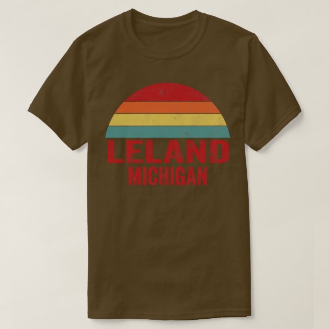 Leland Michigan T-Shirt (Design Front)