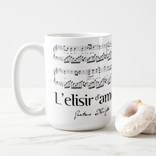 L'elisir d'amore 2 coffee mug (With Donut)