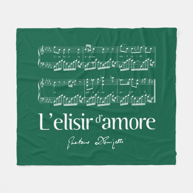 L'elisir d'amore 2 fleece blanket (Front (Horizontal))