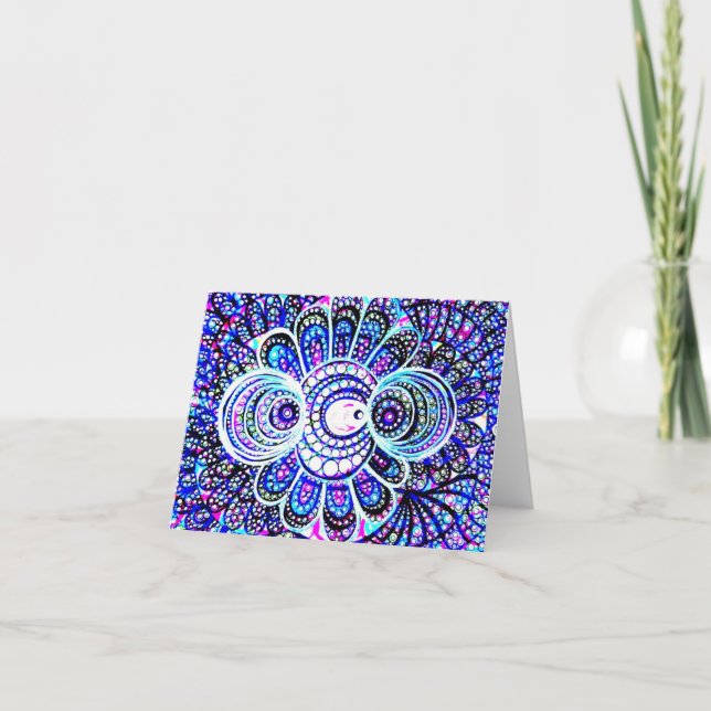 Leliza Designs Blank Note Card (Amber) (Front)