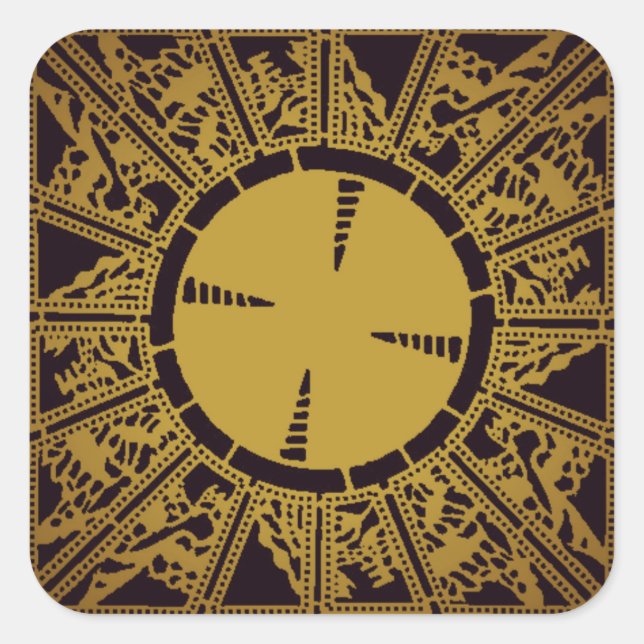 Lemarchand's Box: Lament Configuration; Hellraiser Square Sticker (Front)