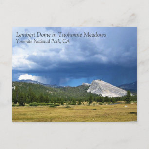 Lembert Dome in Tuolumne Meadows, Yosemite, CA Pos Postcard