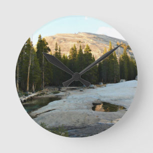 Lembert Dome in Tuolumne Meadows, Yosemite, CA Round Clock