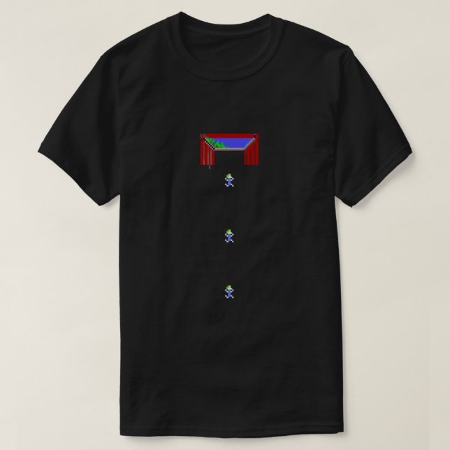 Lemmings Pixel DOS game fan shirt Essential (Design Front)