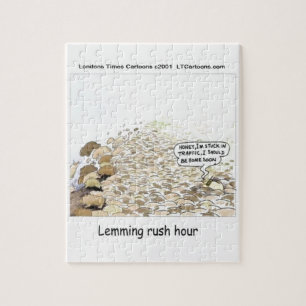Lemmings Rush Hour Funny Jigsaw Puzzle
