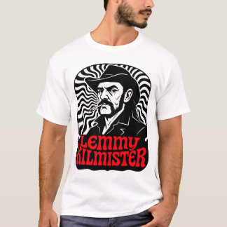 Lemmy Kilmister Psychedelic Rock Portrait T-Shirt