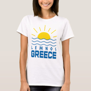 Lemnos Greece Sunshine And Sea Waves Women's T-Shirt